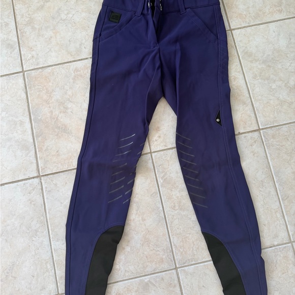 Equiline Purple Riding Pants - Picture 1 of 4